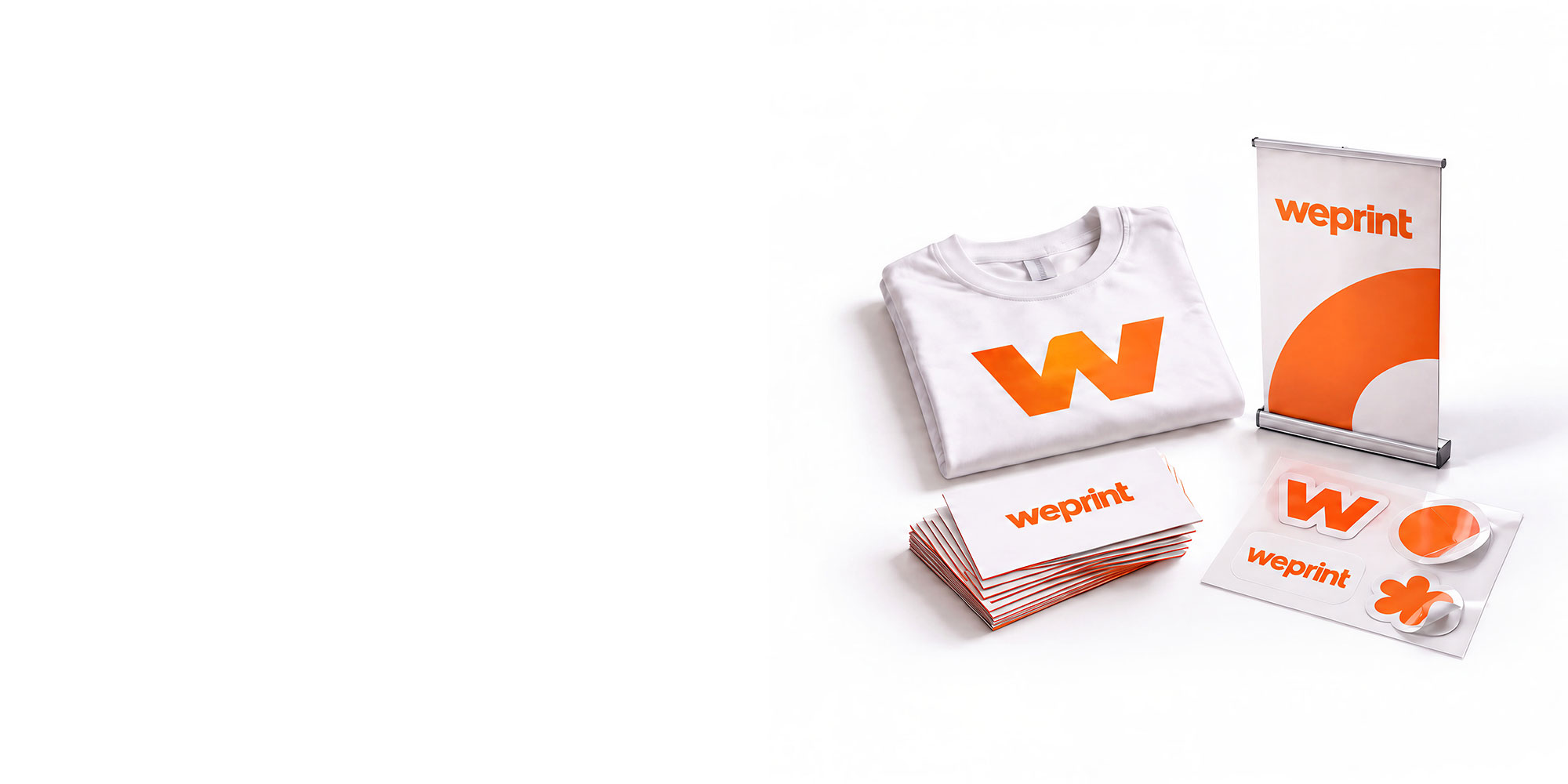 Weprint. Tudo o que precisa de imprimir. Um só parceiro.